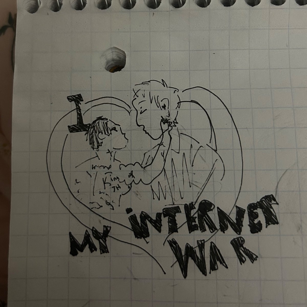 6v6meowed's tweet photo. This tshirt graphic I came up with #internetwar #jongtae https://t.co/E7irGq0Els