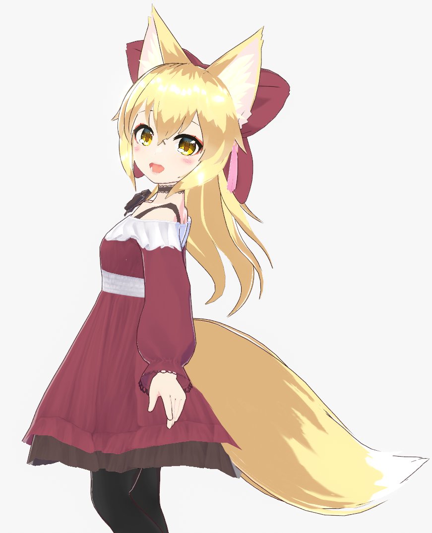 あみちゃん3D誕生しました🦊 