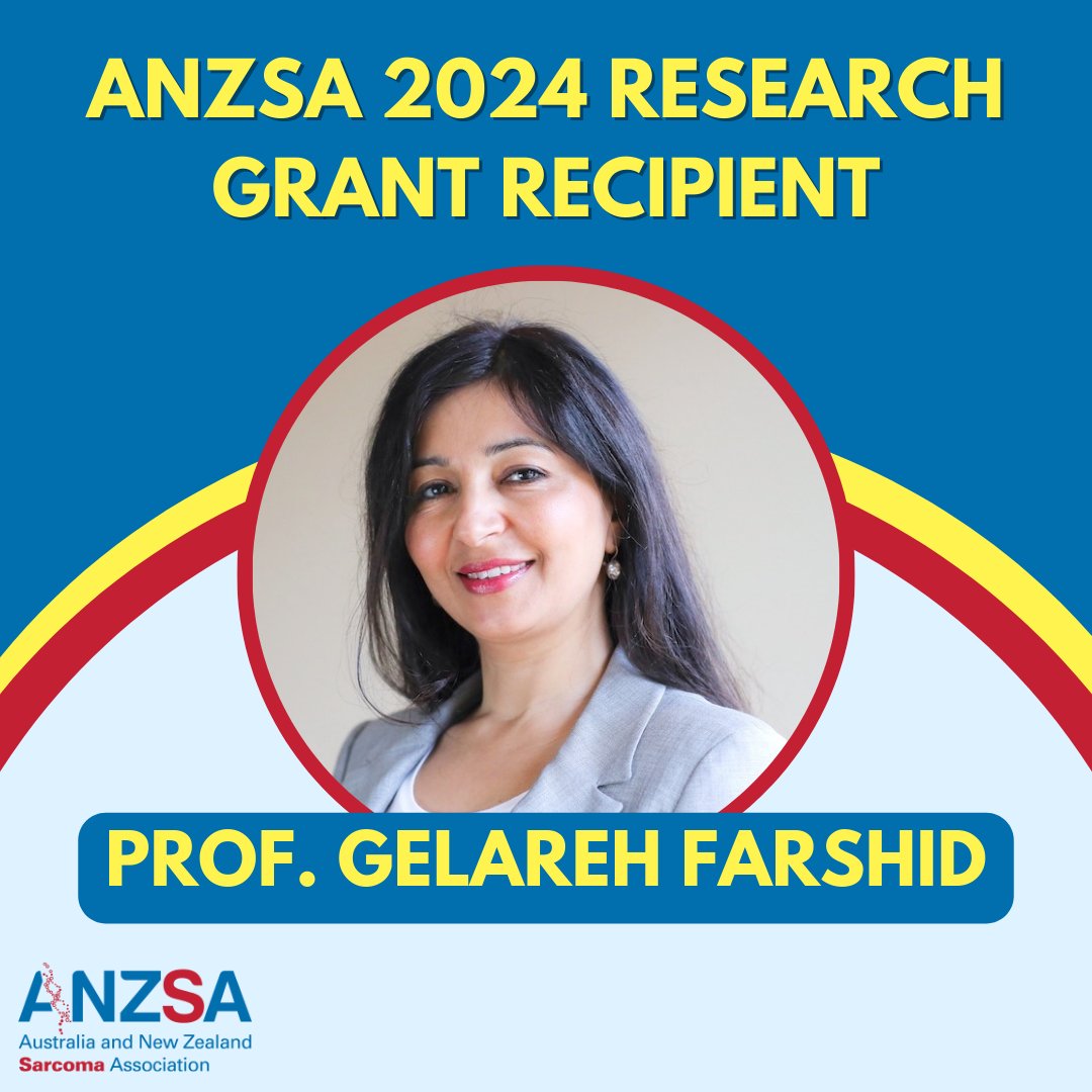 anzsarcoma's tweet photo. Meet 2024 ANZSA Research Grant Recipient Professor Gelareh Farshid of @SAPathology.
Professor Farshid received ANZSA funding to support her project to further research on uterine tumours.
Find out more here👉https://t.co/G4elx2KTJ3
#sarcoma #ANZSA #cancerresearch #rarecancer https://t.co/A0nJ0c4JaW