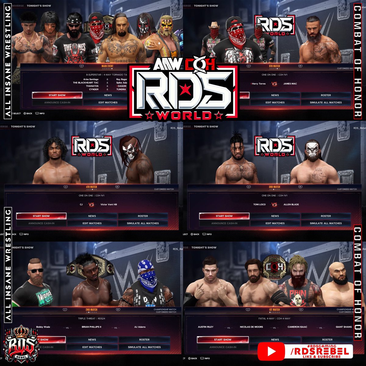 RDSWORLD20's tweet photo. We are live with Episode 4 of RDSWORLD!!! #RDSGAMING #RDSWORLD #WWE2K24 @WWEgames 

https://t.co/GWvJSKJ2Tc https://t.co/MClL6bgKia