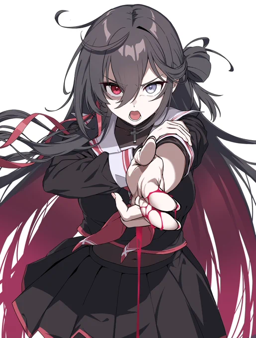 そしてこないだツイッター(過激派)にあげた戦闘差分絵ではすっかり赤ライン描き忘れてる正しいのはこう 