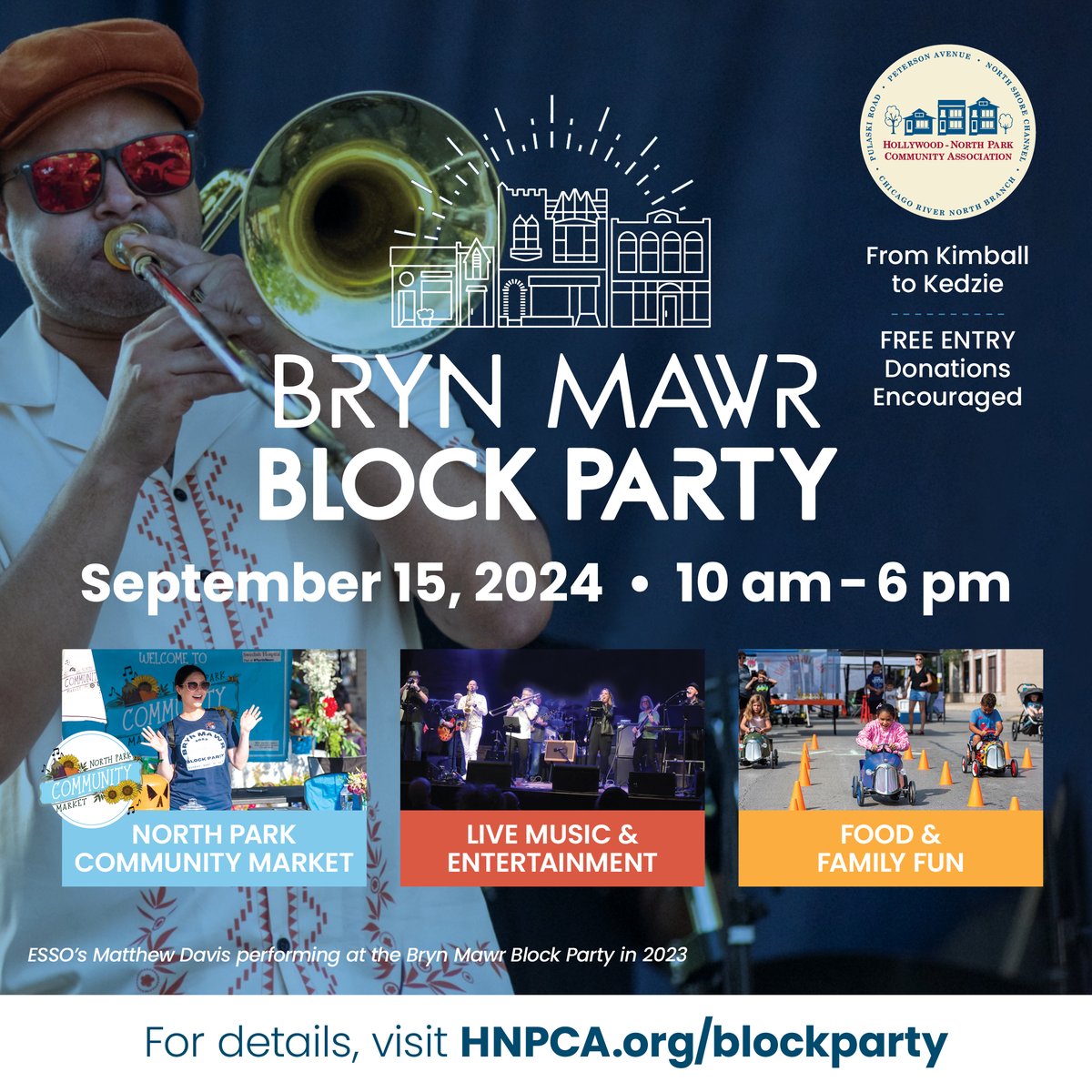 Get ready for this year's Bryn Mawr Block Party! For details, visit hnpca.org/blockparty.