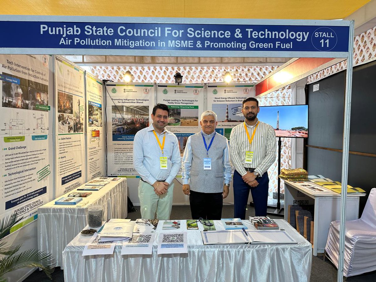 PSCST_GoP's tweet image. @PSCST_GoP showcased interventions for #airpollution control in #MSMEs &amp;amp; promotion of #paddystraw as green #fuel at National event “Swachh Vayu Divas 2024” to celebrate ‘International Day of Clean Air for Blue Skies’ org. by @moefcc at Jaipur inaugurated by HMEFCC Sh @byadavbjp