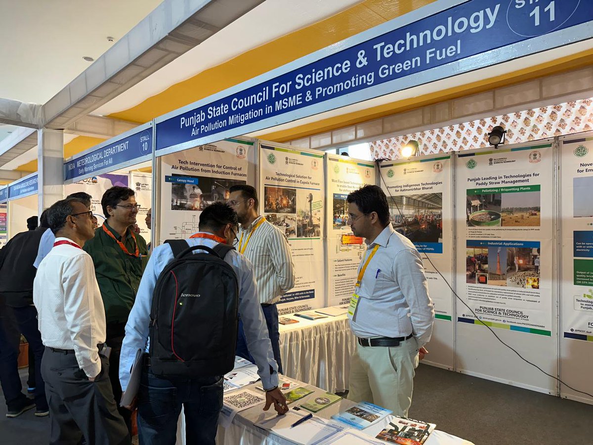 PSCST_GoP's tweet image. @PSCST_GoP showcased interventions for #airpollution control in #MSMEs &amp;amp; promotion of #paddystraw as green #fuel at National event “Swachh Vayu Divas 2024” to celebrate ‘International Day of Clean Air for Blue Skies’ org. by @moefcc at Jaipur inaugurated by HMEFCC Sh @byadavbjp