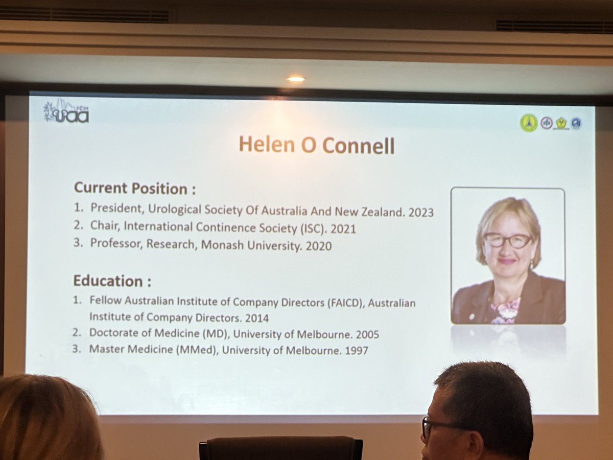 ⁦<a href="/OconnellProf/">Helen OConnell AO</a>⁩ updating everyone #uaa2024 on female urethral anatomy ⁦<a href="/USANZUrology/">USANZ</a>⁩