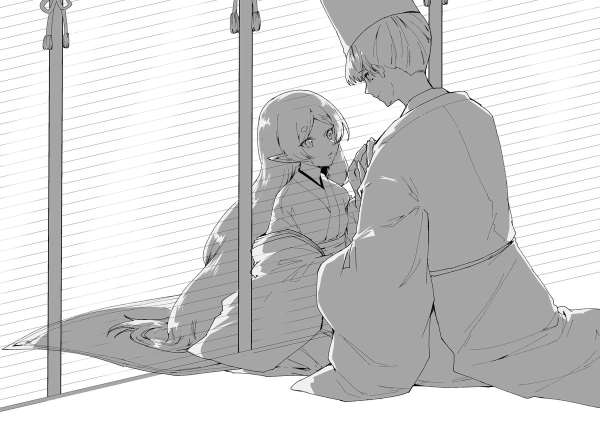 私も和風ヒンフリ描いてみた 