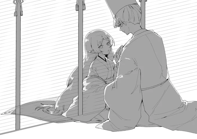 私も和風ヒンフリ描いてみた 