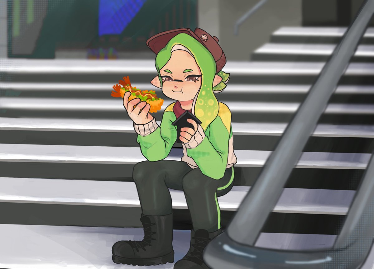 Commission for <a href="/TheGreenSnek/">Namaiki</a> !! #Splatoon