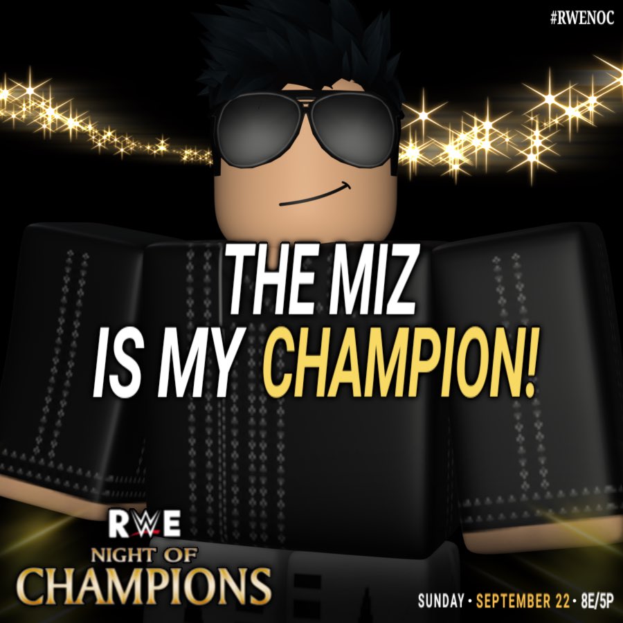 RobloxRWE's tweet photo. 9/22 #RWENightOfChampions #RWENOC https://t.co/T6yy0WXkrH