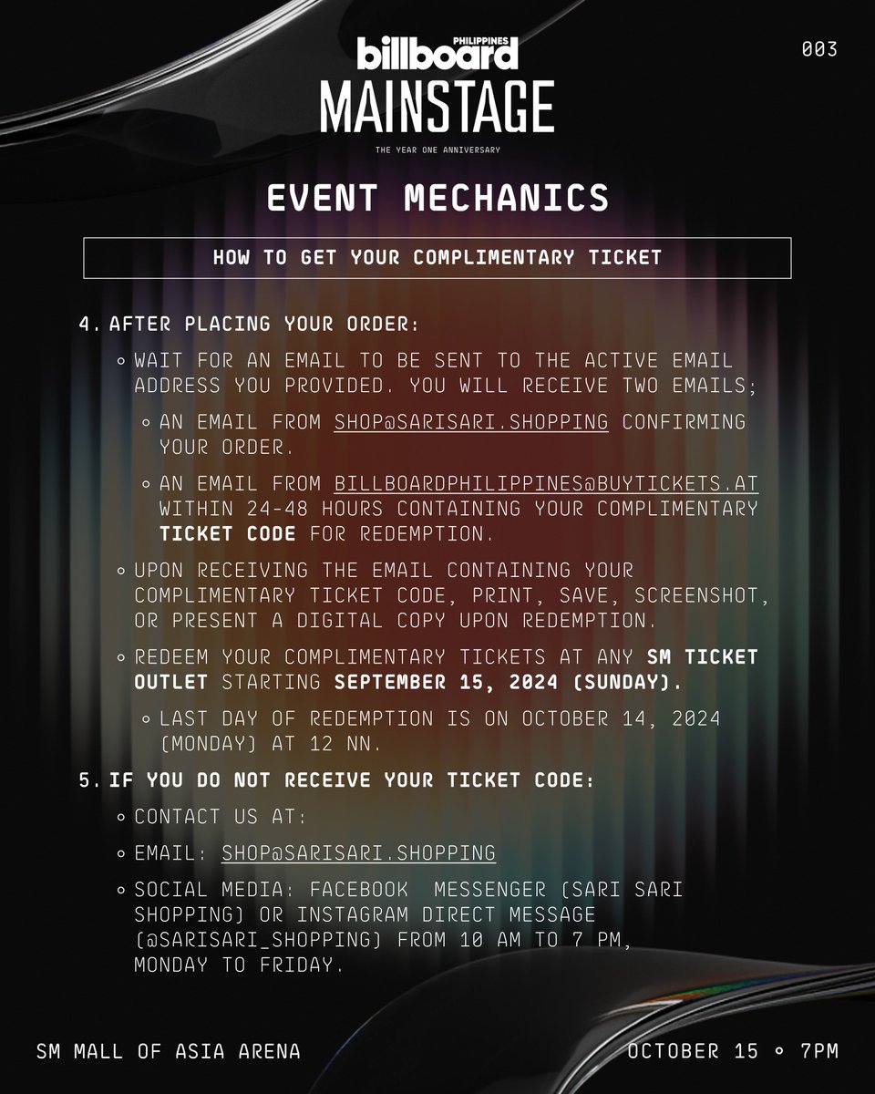 BBPHOfficial's tweet photo. Swipe to find out how you can be a part of Billboard Philippines: Mainstage - the Year One Anniversary. 🇵🇭🎵 Don't miss out!  Check out the full event mechanics at https://t.co/NheGiMHThD

#BillboardPHMainstage #BillboardPH #BillboardPhilippines https://t.co/Jf89p2tCNc