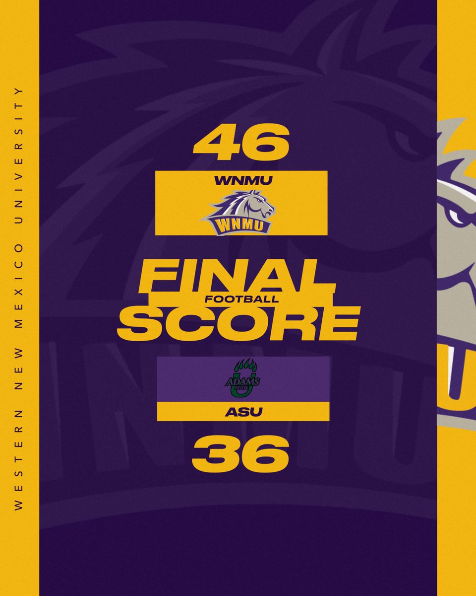 WNMU Mustang Football tweet media