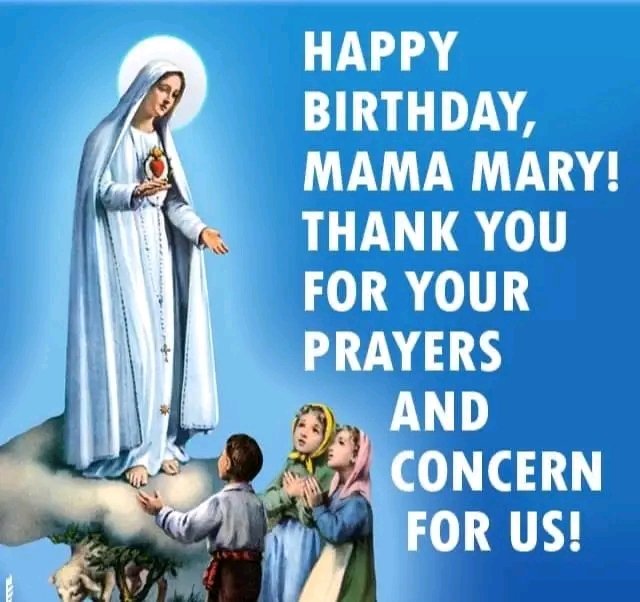 maryakimpau's tweet photo. Happy birthday Mama Mary pray for us amen https://t.co/pS01ch1sG9