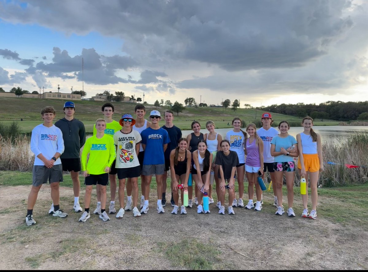 Brock Girls &amp; Boys teams both finish 5th overall at the 4A Pre-Regional XC meet in Lubbock among very stiff competition. Keep Grinding! Hard Work pays off!
