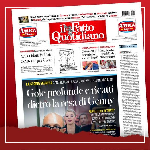 BlobRai3's tweet photo. "GENNY".
"Genny non vuol più parlare
non vuol più giocare
vorrebbe soltanto dormire
Genny non vuol più capire
sbadiglia soltanto
non vuol più nemmeno mangiare...
Genny non può più restare
portatelo via
rovina il morale alla gente...". (Vasco Rossi).
#blobredux ore 20.00 #rai3 https://t.co/vcpnx1jYp8