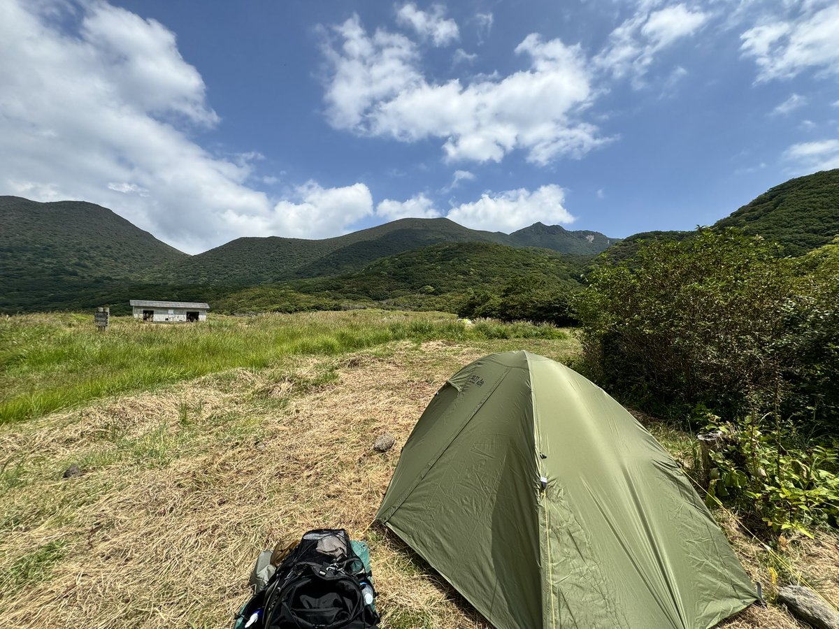 selfish_f's tweet image. 今年1回目のテン泊してきた😊