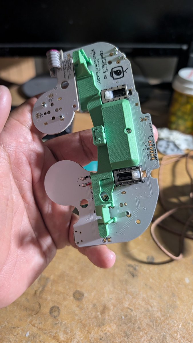 A little update with <a href="/Topher_Customs/">TC|Topher</a> front shell + resin casted plug and @gosrecustoms rumble bracket please stay tuned on the giveaway phob 2.0.5 I'm working