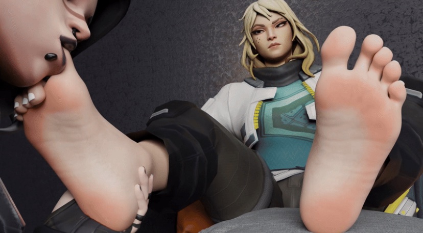 iteslaniZ's tweet photo. Deadlock x fade feet #valorantfeet #valoranthentai #valorantnsfw https://t.co/7c7WmZaH2q