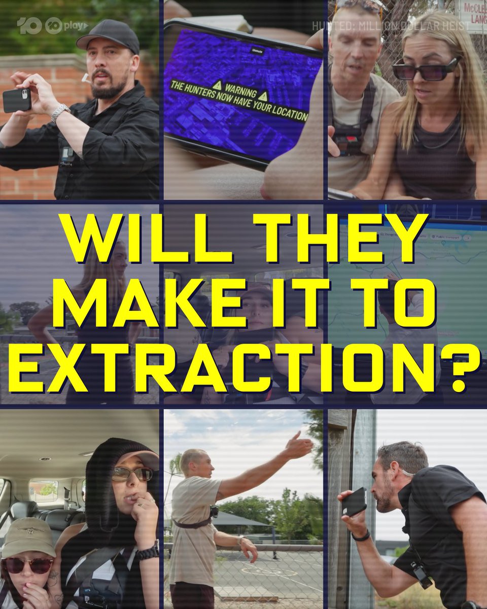 It all comes down to this! 🫣

#HuntedAU Million Dollar Heist 💰 7.00 Tonight on <a href="/Channel10AU/">Channel 10</a> and 10 Play
