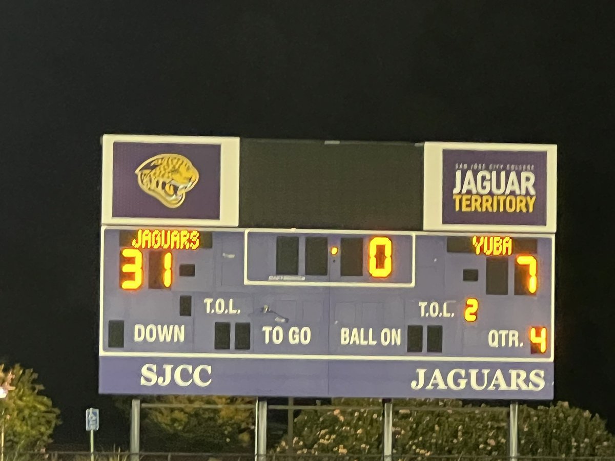 Not bad for a first game…..some things need to be cleaned up. Congrats Jags on the Win.

#DORT #SJCC