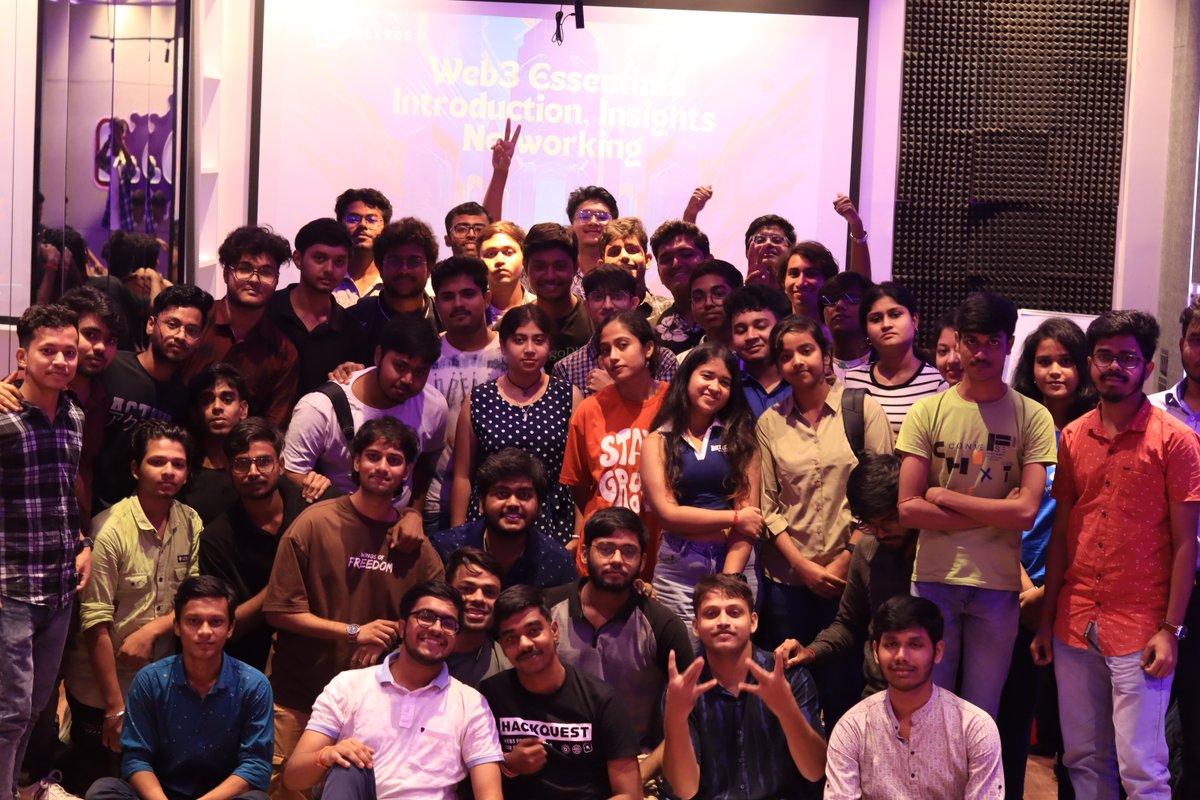 sanmoydam's tweet image. Gm Gm💫

Just wrapped up an amazing #Web3Essentials event powered by @Kleros_io! 🚀 

Beginners learned about Web3 opportunities, essential skills, and job prospects in blockchain. 

Thrilled to see so many eager to start their #Web3 journey! 

#Blockchain #Web3Careers #kleros