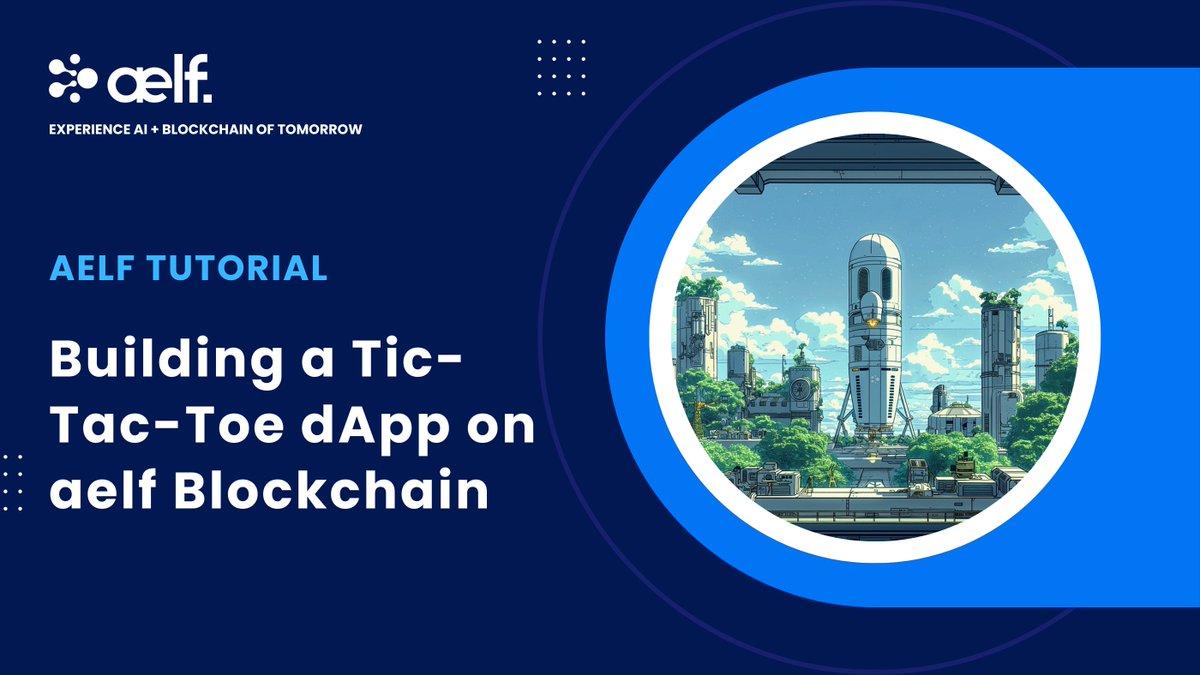 aelfblockchain's tweet image. 📚aelf Tutorial: Building a Tic-Tac-Toe dApp on aelf AI Blockchain

🎥youtu.be/Cs_uwSoHgXM

🎮Build your own blockchain-powered Tic-Tac-Toe dApp on #aelf! Our guide shows you how to develop the classic game where two players compete, with all game data secured on-chain.…