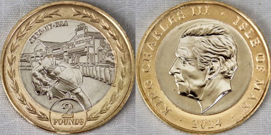 Isle of Man 2 pounds 2024 - Tourist Trophy - Creg-Ny-Baa corner dlvr.it/TCyqdc