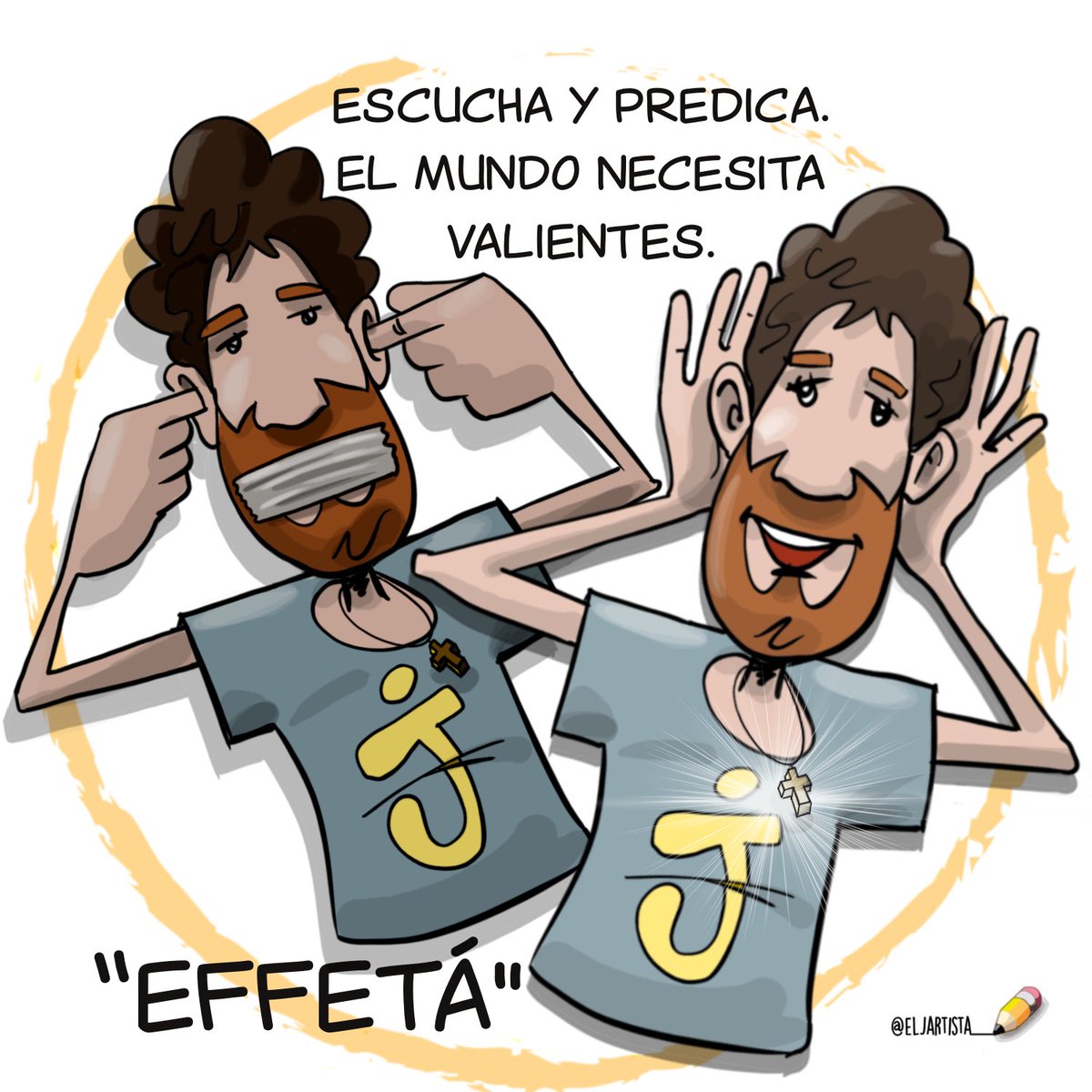 elJartista (@eljartista) on Twitter photo “Effetá” ÁBRETE…Supera tus minusvalías evangélicas.
#EvangelioDelDía #compArte #Ama #evangelio #GodIsGood #mercachifles #nuevaevangelizaccion #Cambiaelmundo #NuevaIglesia #ElSoploIlustrado
<a href="/ReligionDigit/">Religión Digital</a> “Effetá” ÁBRETE…Supera tus minusvalías evangélicas.
#EvangelioDelDía #compArte #Ama #evangelio #GodIsGood #mercachifles #nuevaevangelizaccion #Cambiaelmundo #NuevaIglesia #ElSoploIlustrado
<a href="/ReligionDigit/">Religión Digital</a>