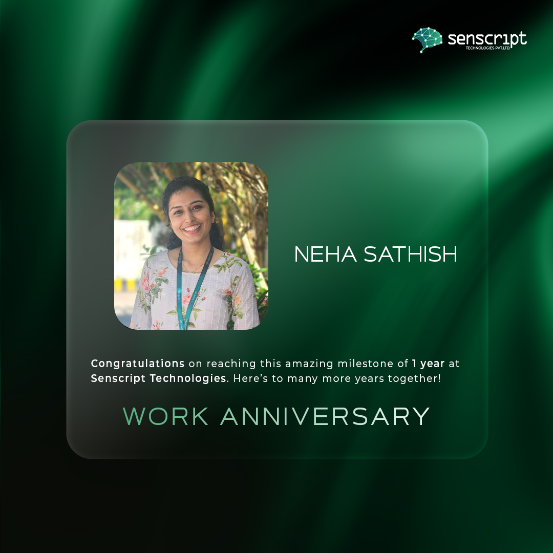 senscript's tweet image. Happy Work Anniversary!

Celebrating your contributions and successes over the past year. May your journey ahead be filled with even more opportunities, accomplishments, and growth!

#WorkAnniversary #workanniversary🎉 #Career  #Senscript