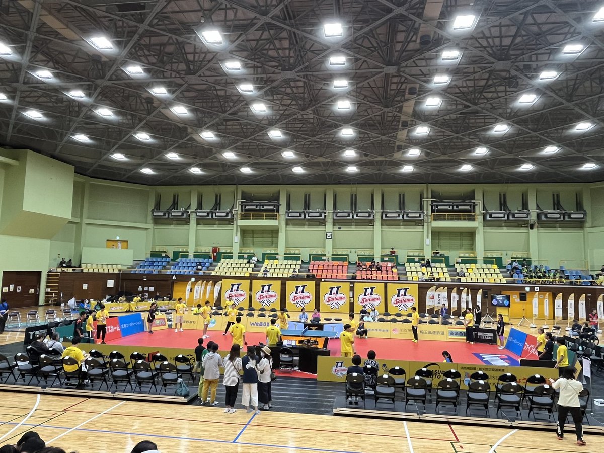 Infinity_tts's tweet image. 今日は、T.T彩たま対木下マイスター戦を観に来ました。
地元名物の餃子も食べ、試合開始間近です♪
#TT彩たま
＃ぎょうざの満州