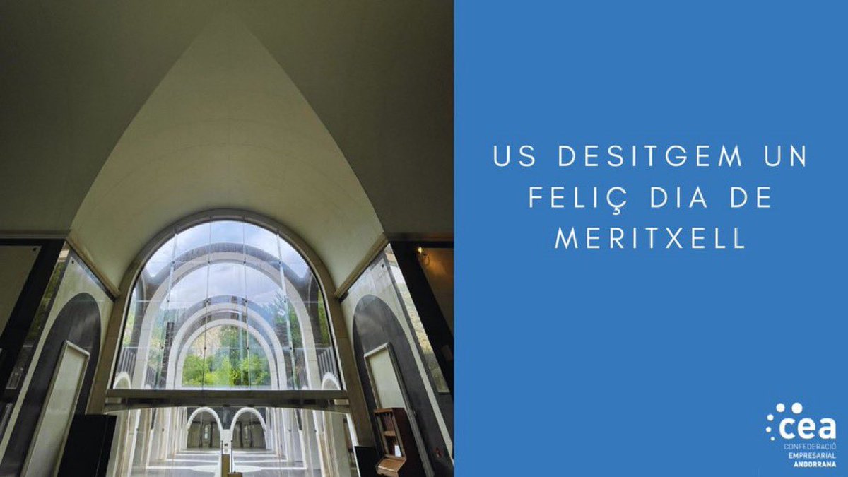 "Puix aquí, divina planta,
volguéreu, tendra, brotar:
De Meritxell Verge santa,
vulgueu-nos sempre ajudar."
Goigs a la Mare de Déu de Meritxell (1874)

🇦🇩La patronal d’Andorra us desitja un feliç dia de Meritxell!
