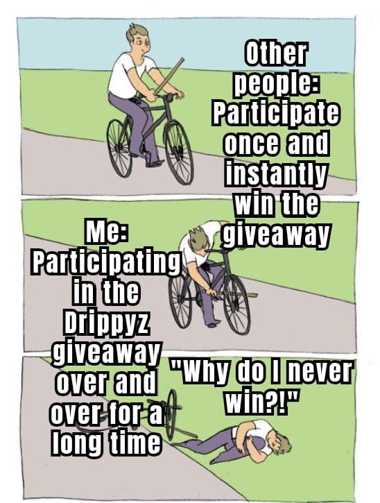 Trem0r_0x's tweet photo. Difference when me and others follow Realdrippyz giveaway ๐
@realdrippyz
#NFT #Contestmeme #Meme #Memes #Realdrippyz #Legit #Giveaway https://t.co/moe5T5QSJb