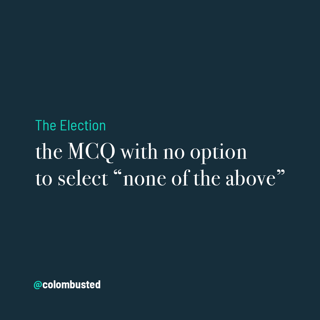 not having a choice is yours 😂