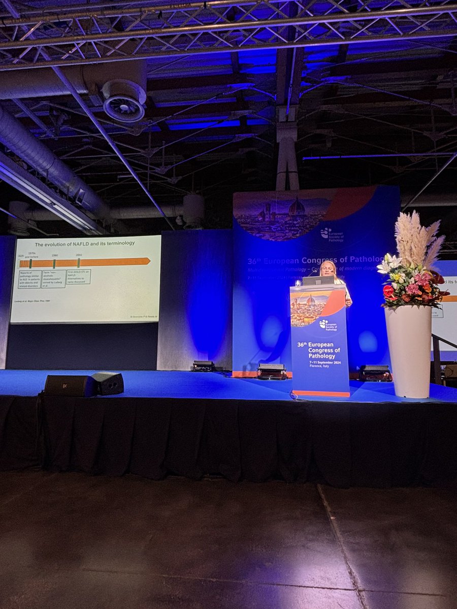 Irene Esposito (@iespositopath) on Twitter photo First scientific session at 36th <a href="/ESP_Pathology/">European Society of Pathology (ESP)</a> Congress in Florence: great <a href="/DinaTiniakos/">Dina Tiniakos</a> presenting the new nomenclature of steatotic liver disease: come and join! First scientific session at 36th <a href="/ESP_Pathology/">European Society of Pathology (ESP)</a> Congress in Florence: great <a href="/DinaTiniakos/">Dina Tiniakos</a> presenting the new nomenclature of steatotic liver disease: come and join!
