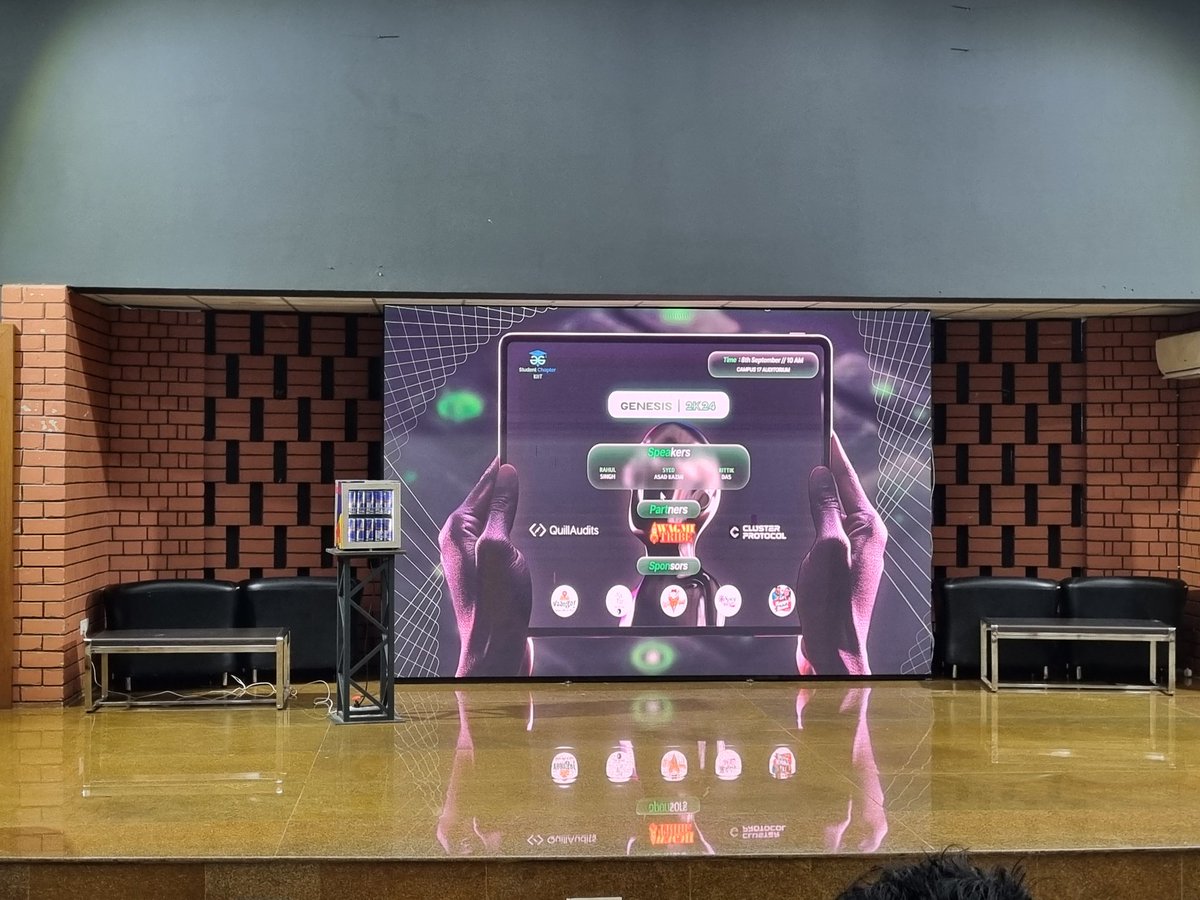 Excited to attend the <a href="/Wagmi_Tribe/">WAGMI TRIBE</a> <a href="/gfg_kiit/">GeeksForGeeks, Student Chapter KIIT</a> <a href="/KIITUniversity/">KIIT - Kalinga Institute of Industrial Technology</a> event, Genesis, and dive into the future of blockchain! 🚀 Ready to explore innovative solutions, network with brilliant minds, and see where this transformative tech will take us next! #Genesis #Blockchain #Web3