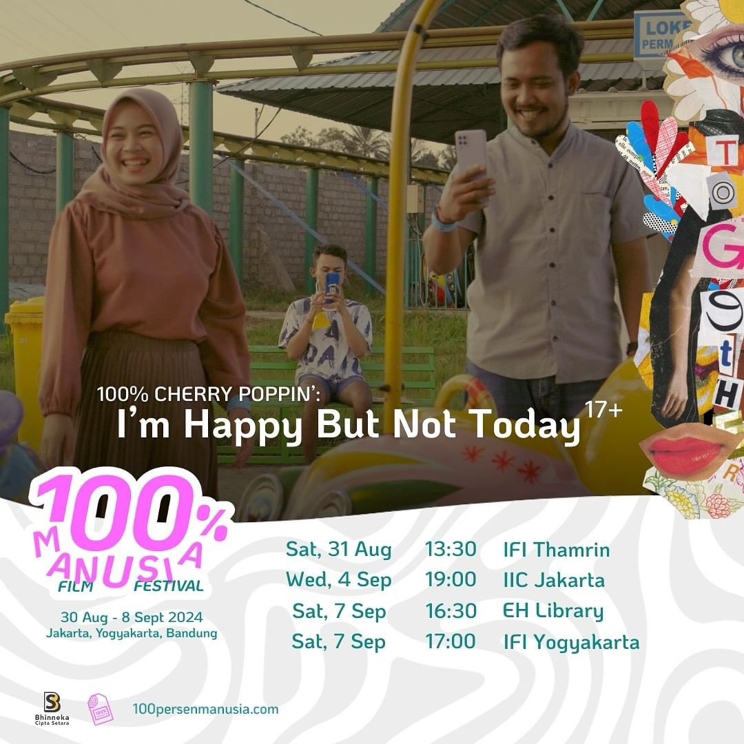 FilmIndoSource's tweet photo. Sometimes the world is not ready to accept one’s fabulousness and that’s the heart of Lutfi Masduki’s ‘I’M HAPPY BUT NOT TODAY’.
An achingly hard pill to swallow about how we’re still far into the point of acceptance. #100PMFF2024 https://t.co/Or1skhVDcL