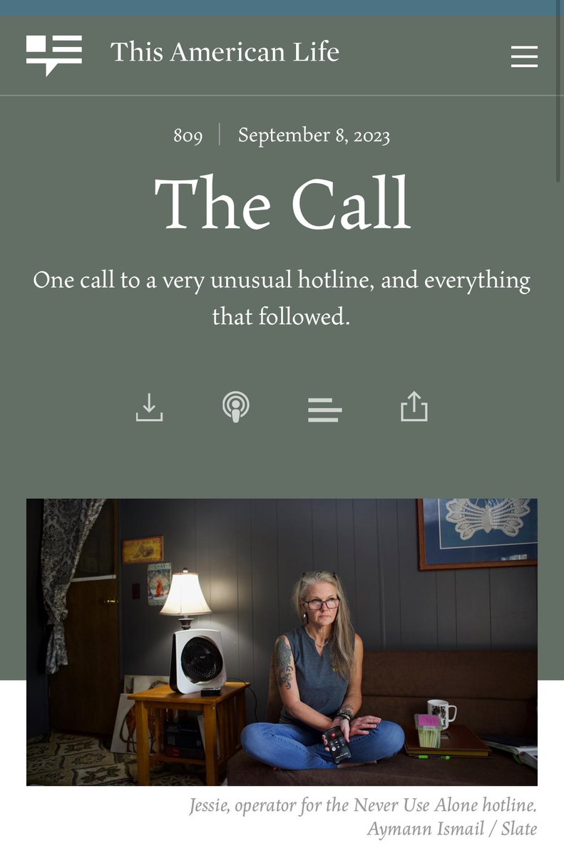 Stephen Murray, MPH, NRP (@stephenhrnrp) on Twitter photo One year ago, <a href="/ThisAmerLife/">This American Life</a> released “The Call” — an hour-long piece about the lives of <a href="/jesiblanchard/">Jessica Blanchard MSN/Ed, RN</a> Kimber and I, masterfully told by <a href="/marysdesk/">Mary E. Harris</a> and heard by millions of people. Life changing moment, life changing story. Listen if you haven’t: thisamericanlife.org/809/the-call One year ago, <a href="/ThisAmerLife/">This American Life</a> released “The Call” — an hour-long piece about the lives of <a href="/jesiblanchard/">Jessica Blanchard MSN/Ed, RN</a> Kimber and I, masterfully told by <a href="/marysdesk/">Mary E. Harris</a> and heard by millions of people. Life changing moment, life changing story. Listen if you haven’t: thisamericanlife.org/809/the-call