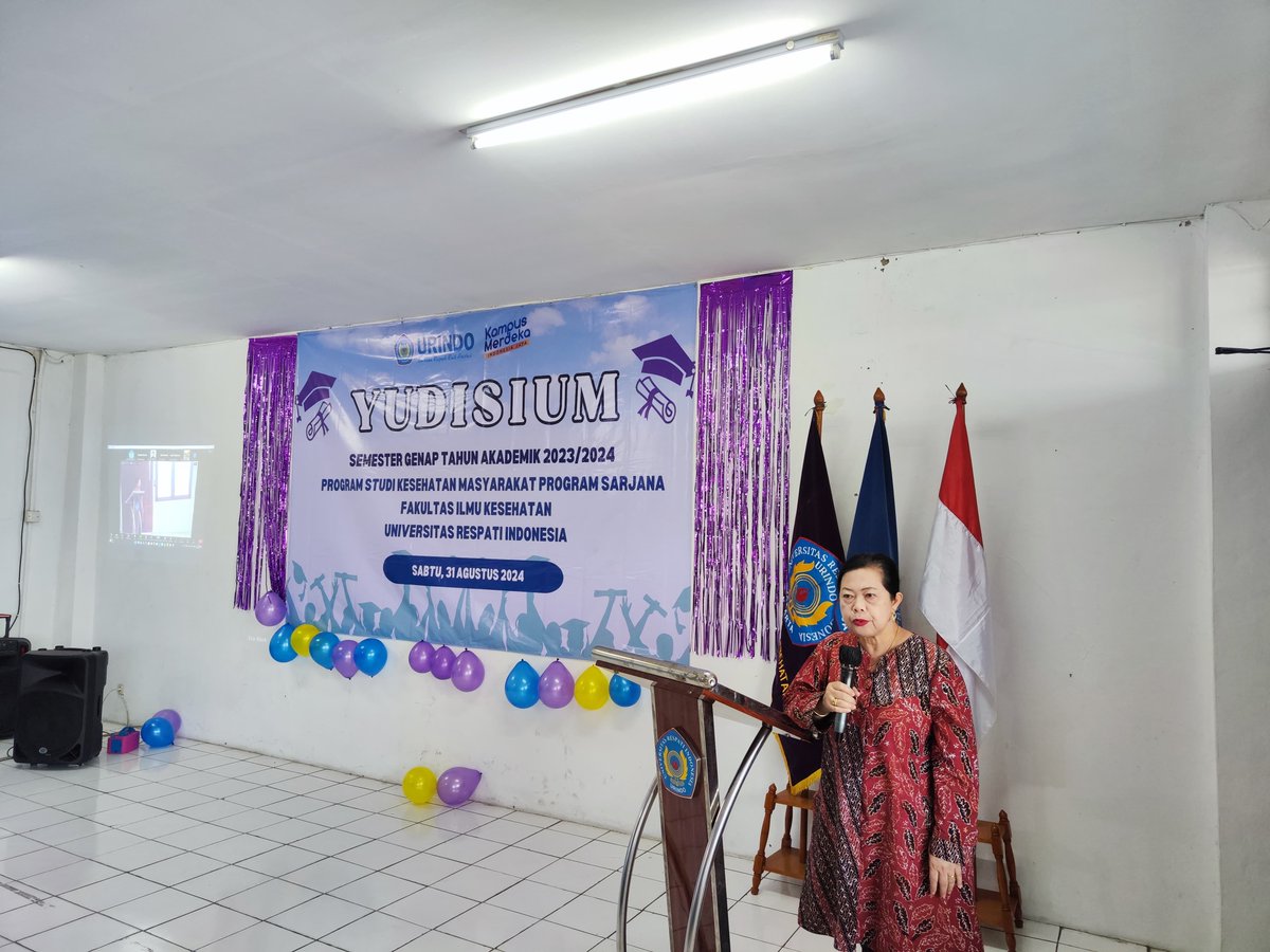 Yudisium Semester Genap Program Studi S1 Kesehatan Masyarakat URINDO.