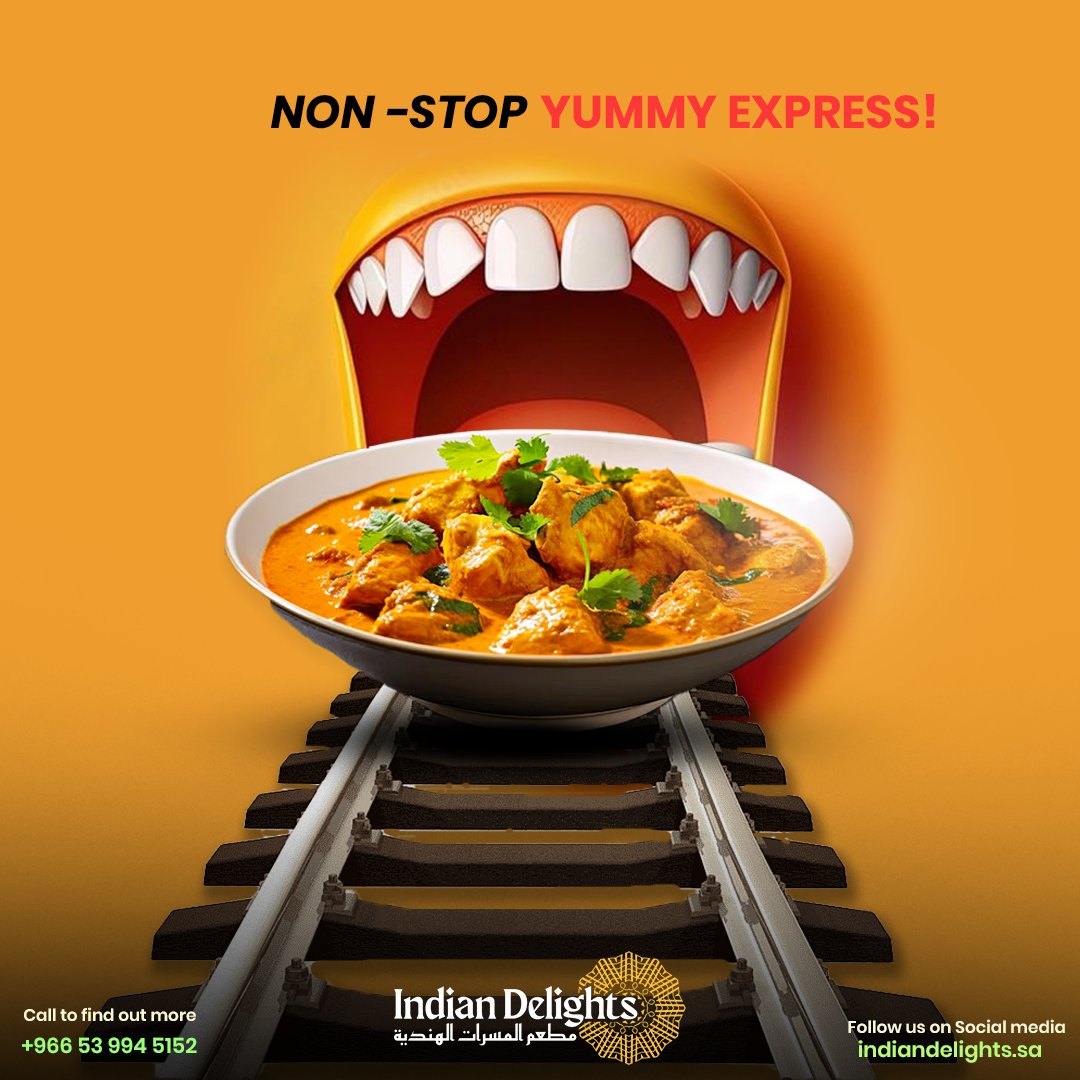 breadandbamboo's tweet photo. Hungry for an adventure? 🚂 The Non-Stop Yummy Express is ready to take you on a culinary journey filled with bold and authentic Indian flavors. Don't miss the ride!"
.
.
.
#IndianDelights #inda #saudiarabia #riyadh https://t.co/wR5gScPbLv