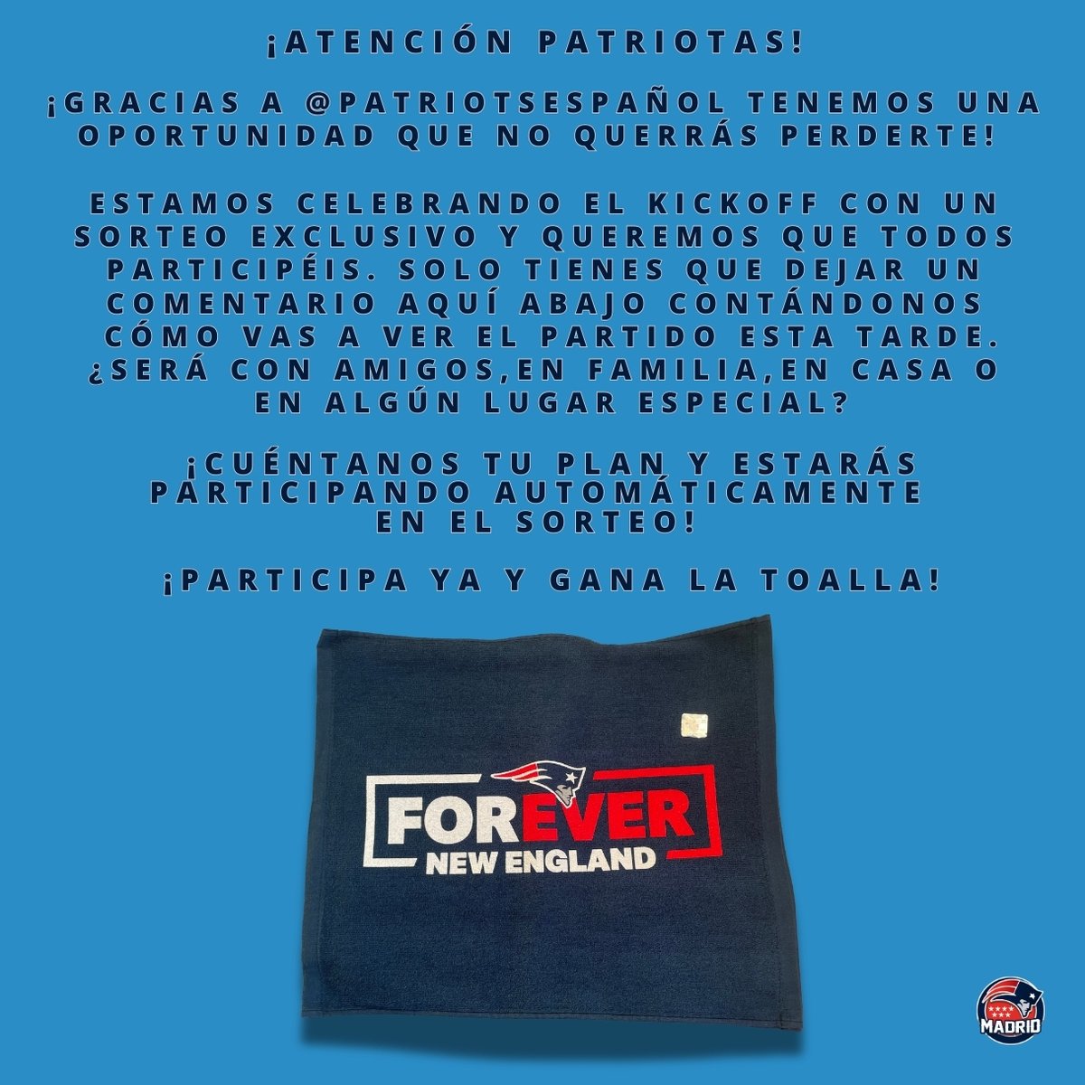 Patriots Madrid tweet media