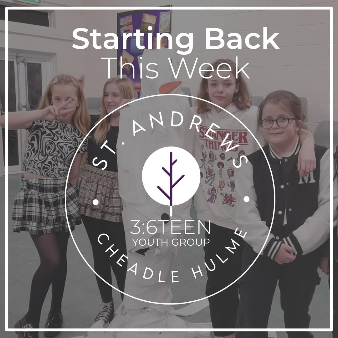 Starting Back, This Week: 
Little Rews - Thursday 12th September
K@STA - Friday 13th September
3:6Teen - Tuesday 10th September