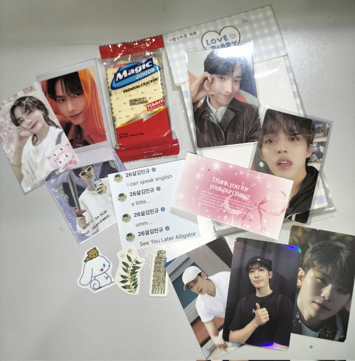 ꝯϱ  ⠀　༝　⠀love mail 💌 #bayarhines

another babies ! thank you for letting me adopt these babies <a href="/gyuucheolie_/">thowii</a> ! also for the smooth transaction 😝 these cuties arrived to my hands safely hehe, the packaging and freebies are so cuteeeeee also 🥹🫶🏻

#thanksthowii