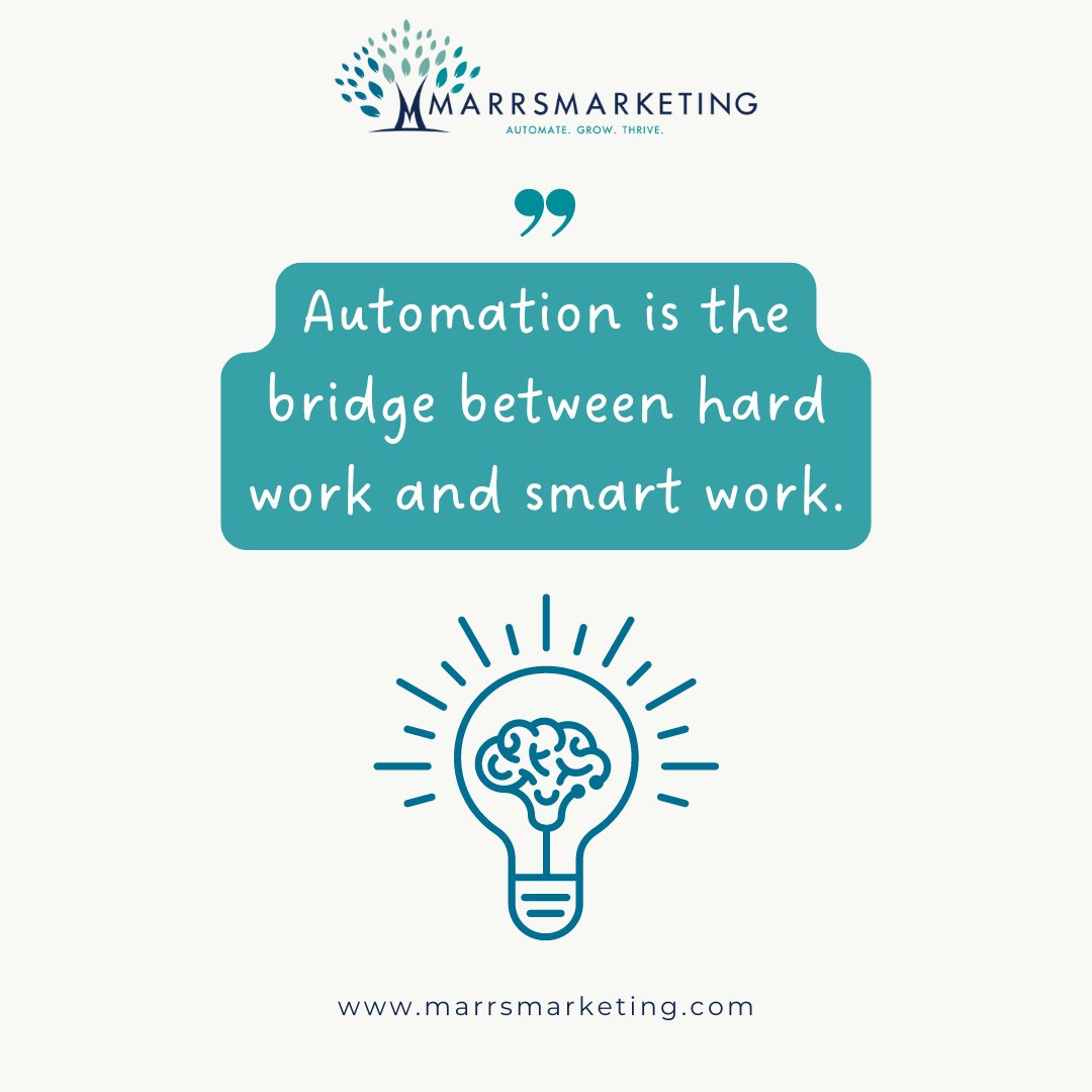 dawnmarrs's tweet image. Hard work built your business, but automation can help you work smarter. Ready to simplify things and focus on what matters? Check the link in the comments. #WorkSmarter #AutomationSuccess
