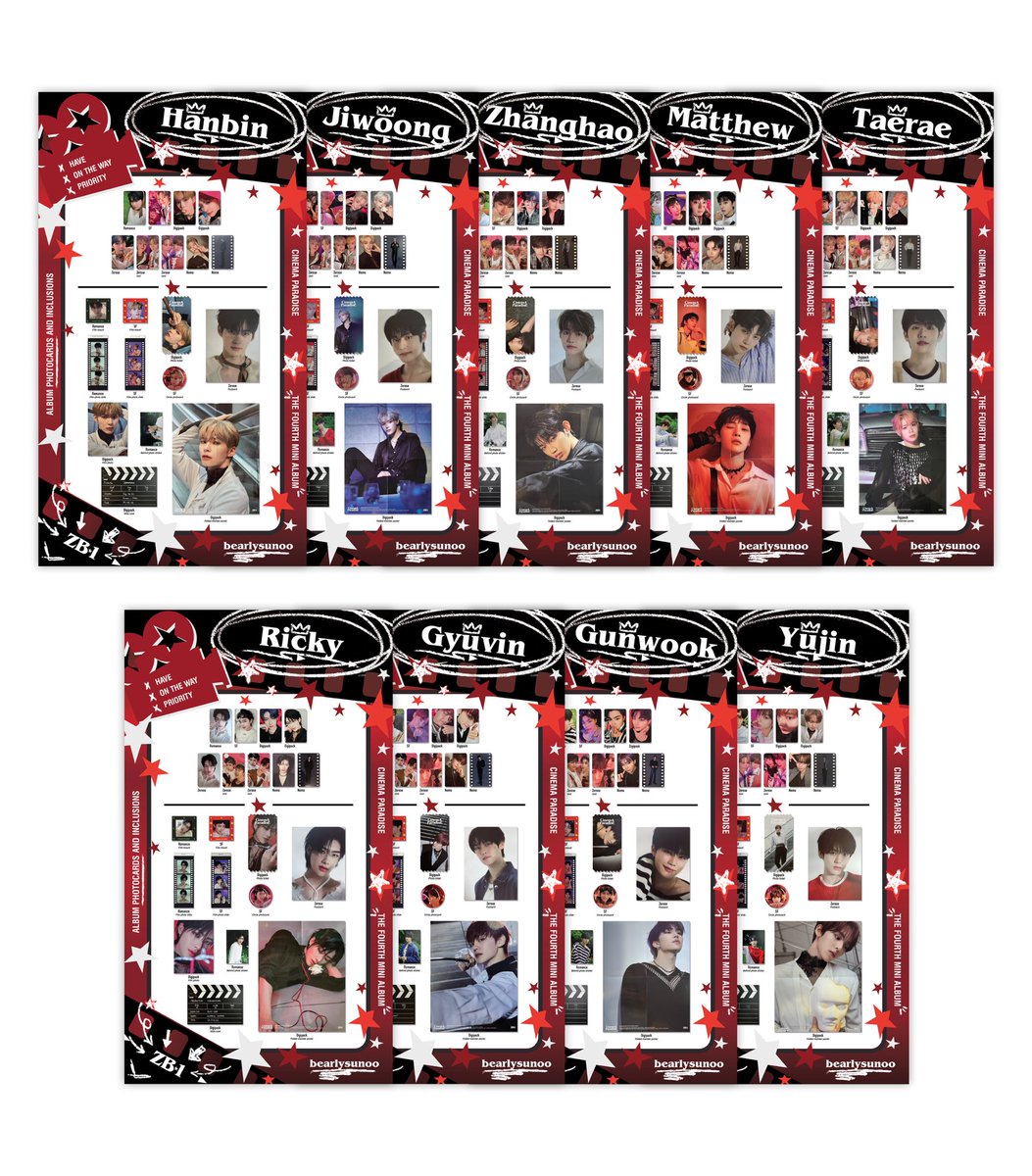 zerobaseone ꒰ 제로베이스원 ꒱ photocard template 

⇢ cinema paradise member album pcs and inclusions templates

꒰ HD/4K version on gdrive - link on my profile ꒱

#제베원 #ZB1 #한빈 #지웅 #장하오 #메튜 #태래 #리키 #큐빈 #건욱 #유진
