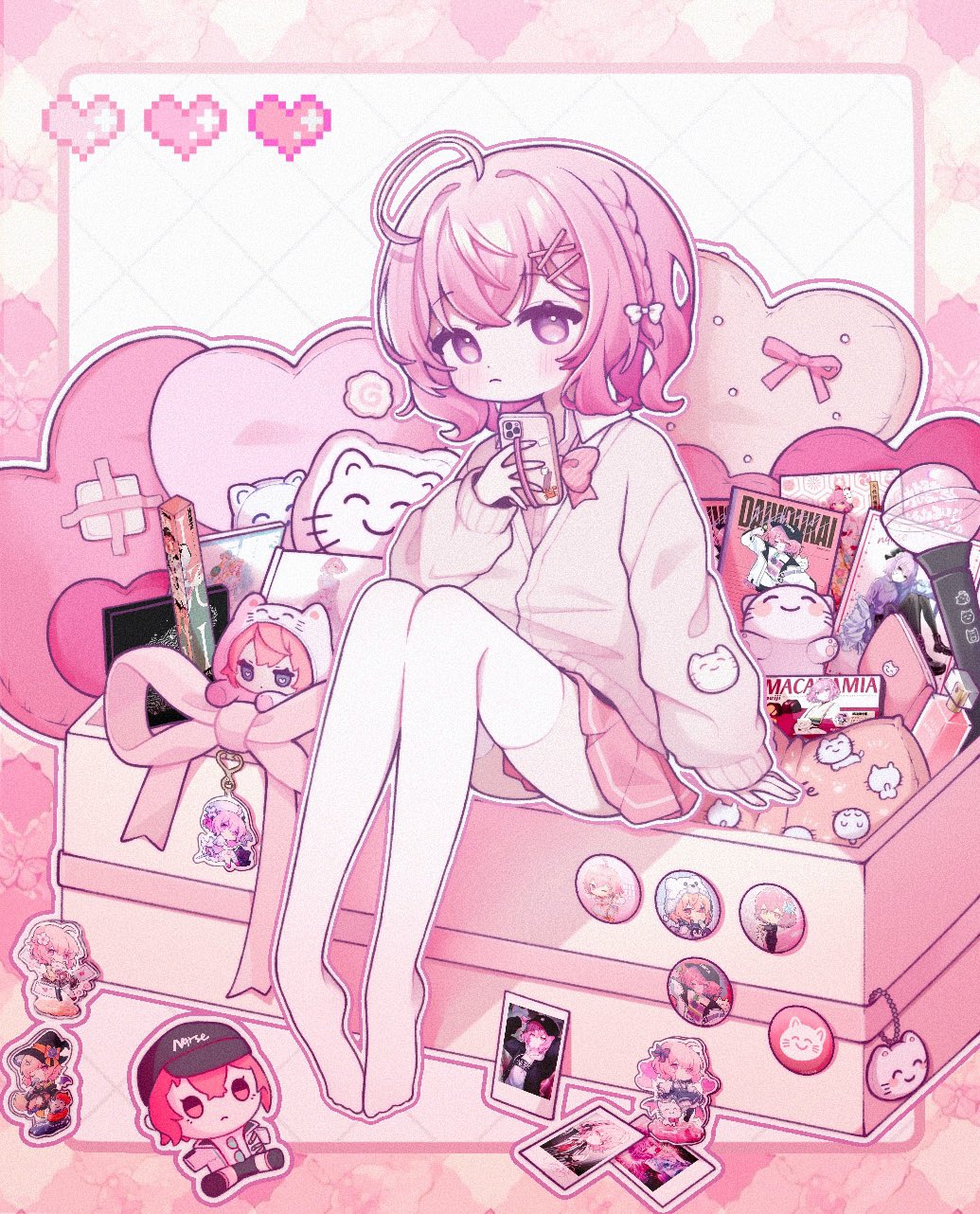 REFLEM（レフレム）の「REFLEM×negi イラストV/Nトレーナー