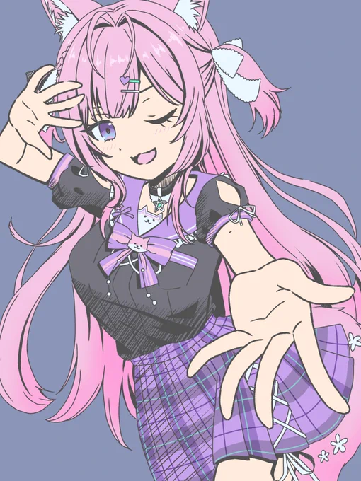 #ホロライブ五十音順に描いたらロボ子さんの時には画力上がってる説24人目 博衣こより#こよりすけっち 