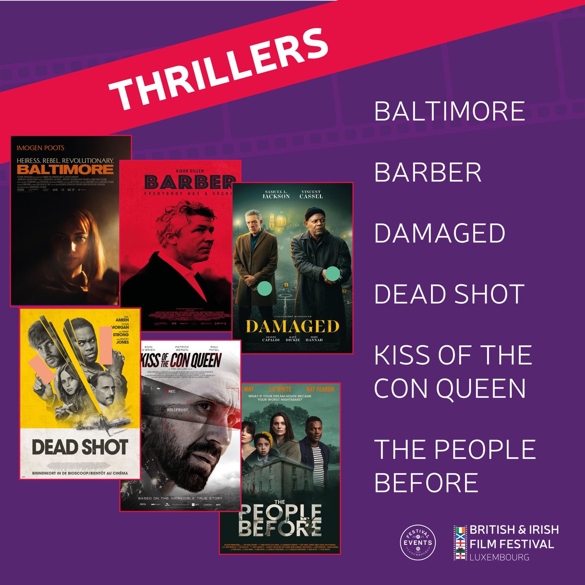 BIFFLux's tweet photo. Know what kind of film you like? Have a peek through by genre
Want more info or an easy link to buy tickets? Comment 'tix' or send us a message
 
♦️
@IFI_Dub @culture_ireland #bilfflux #Luxembourg @SeanT_OM @MorganCreative1 #DeadShotThe #KissoftheConQueen @_avenueprod https://t.co/zmYrGx2e0f