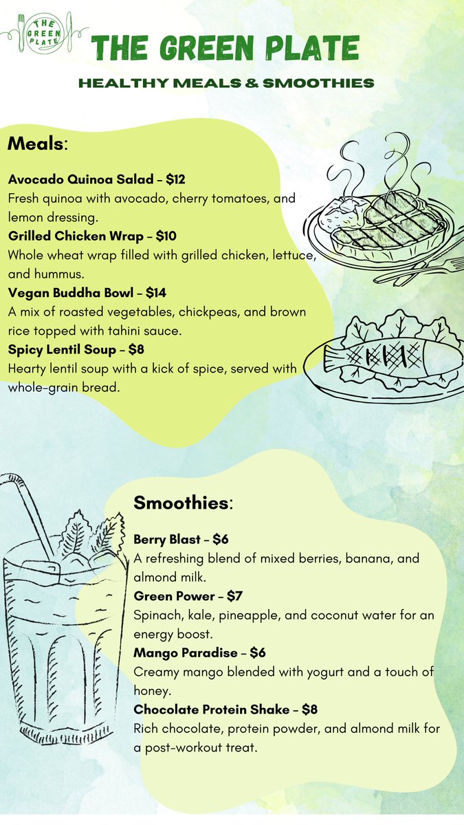 تصميم شعار وقائمة طعام يعكس هوية مشروعك بأسلوب فريد ومميز 🍴✨

#تصميم_شعارات #قائمة_طعام #هوية_مشروع #تصميم #Branding #LogoDesign #MenuDesign #BusinessIdentity