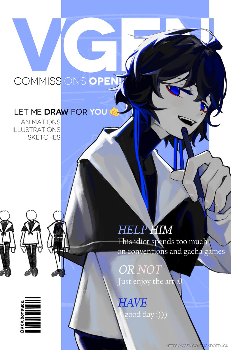 DuckdotDuck's tweet image. #VGenComm Open :D
Link in profile, check it out if you want to!

#VGenOpen