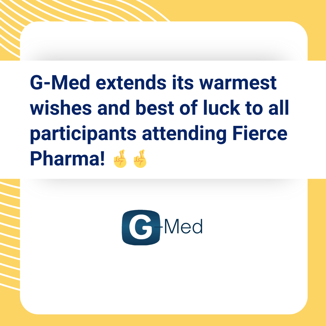 G-Med extends its warmest wishes and best of luck to all participants attending the <a href="/FiercePharma/">FiercePharma</a>  conference this week! We are excited to see the innovative ideas and discussions that will shape the future of the #pharmaceutical and #marketing industries. Enjoy!