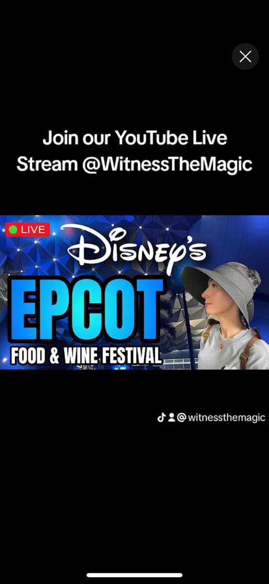 MagicMakers365's tweet image. Hey #MagicMakers! Join us for Day 4 of the EPCOT Food and Wine Festival!
The link for the live stream is here:
youtu.be/VcWGbVwrJi
See you at 3:00pm!
#WaltDisneyWorld #DisneyWorld
#DisneyWorldLive #Live #WitnessTheMagic
#EpcotFoodAndWine #Epcot
#FoodAndWine
#DisneyLiveStream
